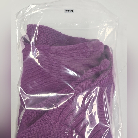 Athleta Cashmere Blend Snap Front Mid-Length Cardigan Purple Size XL F-3313 - Picture 11 of 11